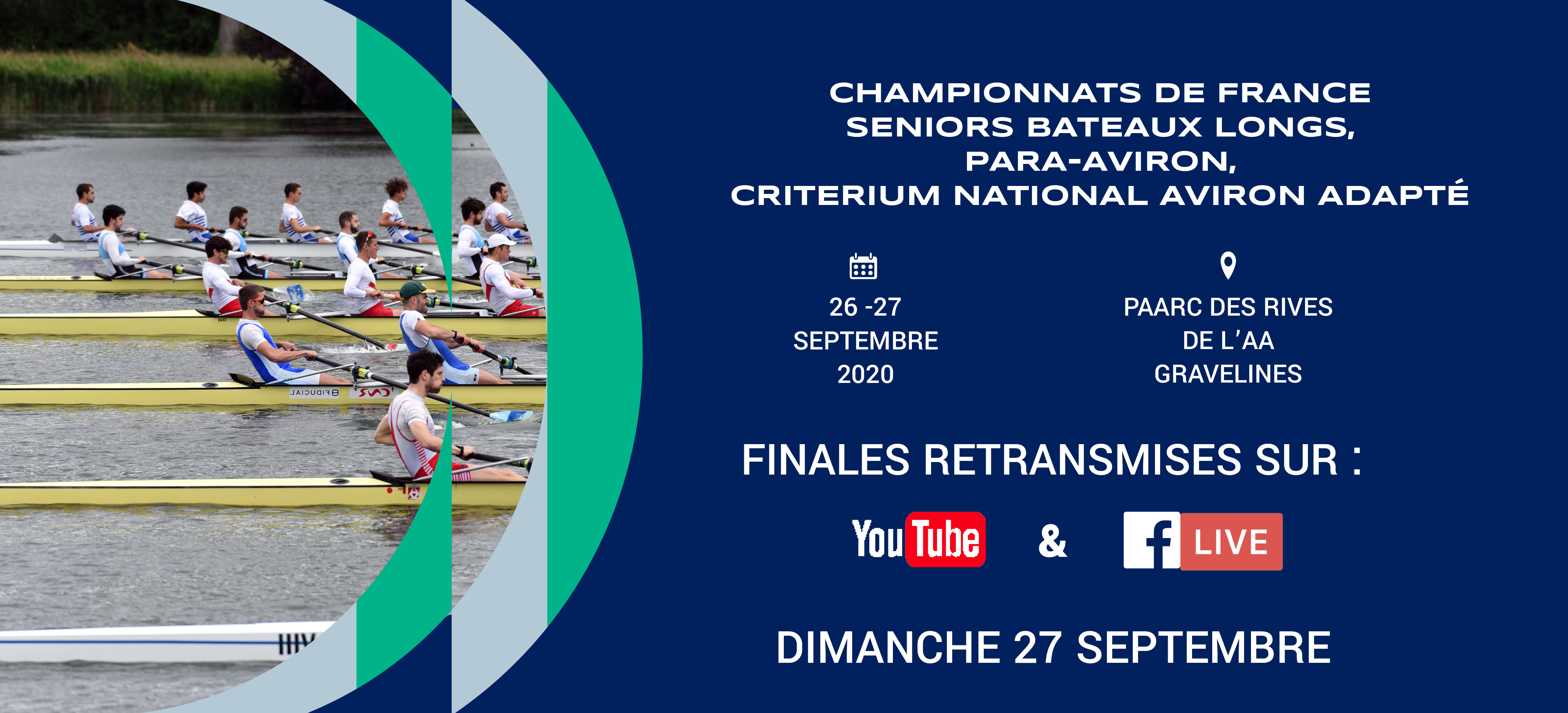 Championnats de France Senior Bateaux Longs Et Para-aviron Et Critérium  National Aviron Adapté - FFA