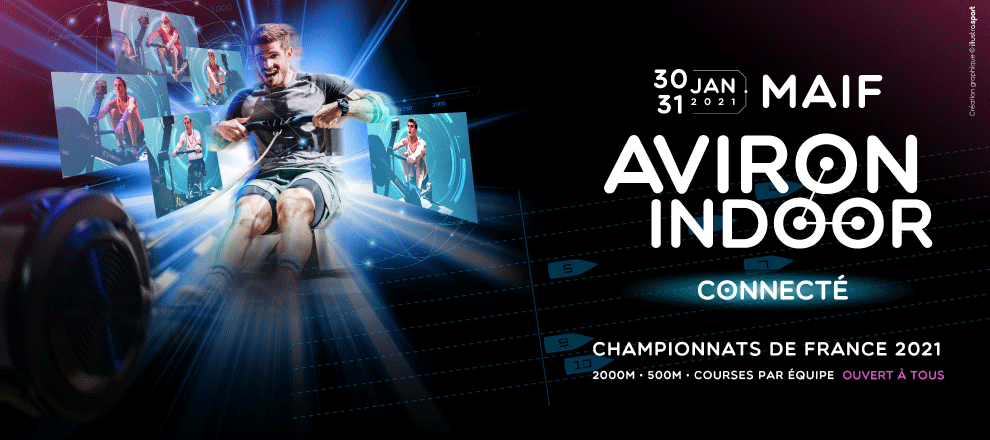 Le MAIF Aviron Indoor - Championnats de France 2021 se déroulera à distance  ! - FFA